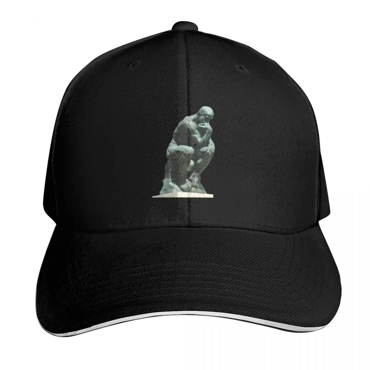 Auguste Rodin - The Thinker, Thinking Man Statue Baseball Cap Snapback Cap men's big size hat New In The Hat Women's Beach Men's