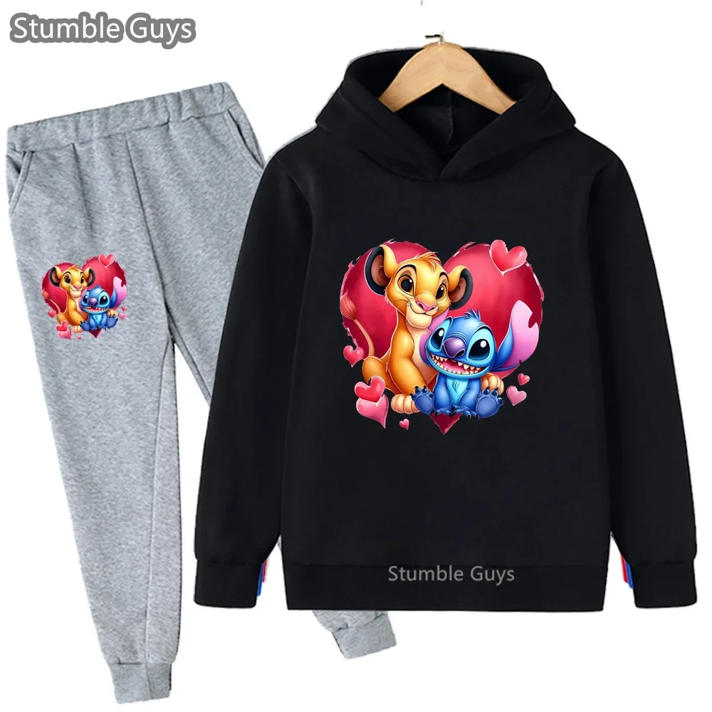 غرزة حقيقية ذات علامة تجارية Hoodie5-13Ycartoon إذن كلاسيكي عالي الوضوح طباعة فضفاضة تناسب شخصية العرض البصري #3