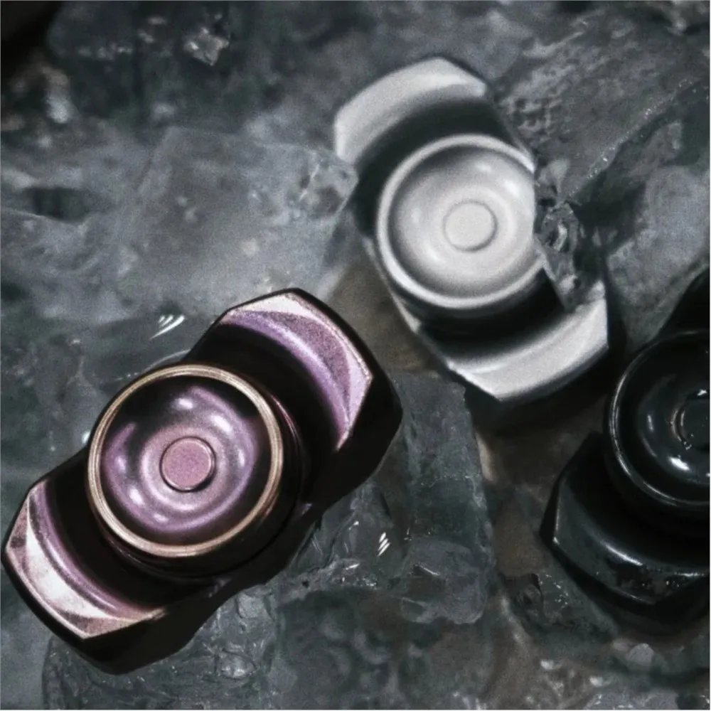 Spinmoon EDC PANGHU Fidget Spinner aparatos para aliviar la ansiedad Fidget Spinner de dos hojas juguetes para adultos