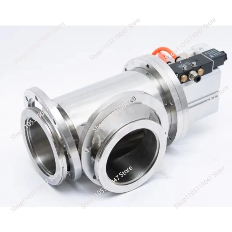 GDQ-J100-ISO flange looper pneumatic high vacuum flapper valve 304 stainless steel flapper valve