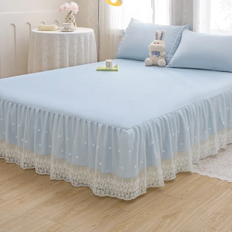 cache-sommier-de-style-princesse-avec-bordure-en-dentelle-ensemble-de-literie-trois-pieces-de-couleur-unie-housse-anti-poussiere-pour-lit-simple