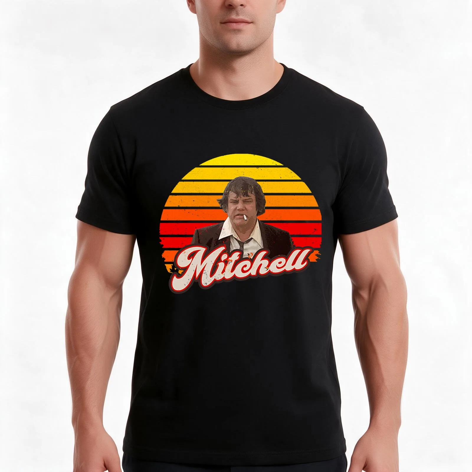 Mitchell! From Mystery Science Theater 3000 T-Shirt, Summer Casual Cotton Tee, Oversized Streetwear Tops, Vintage Graphic Print