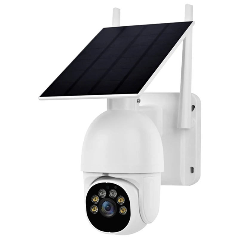 

Wifi Outdoor Cameras Wireless Security Surveillance Camera Low Power Consumption 360°View Spotlight EU Plug