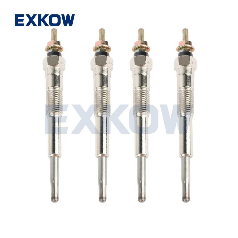 

4pcs/set Glow Plug for Toyota Hilux 1988-2006 LN205 KZN165 4Runner Land Cruiser Prado 1996-2010 KDJ120 19850-67030 19850-67020