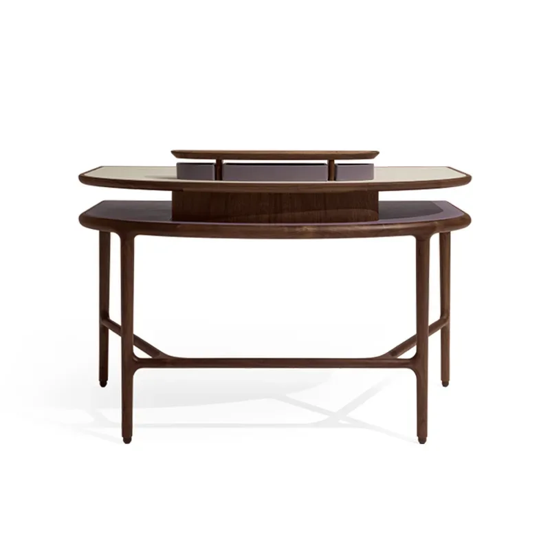 Table Italian sim ple designer solid wood writing ta ble dresser imported furniture repl ica