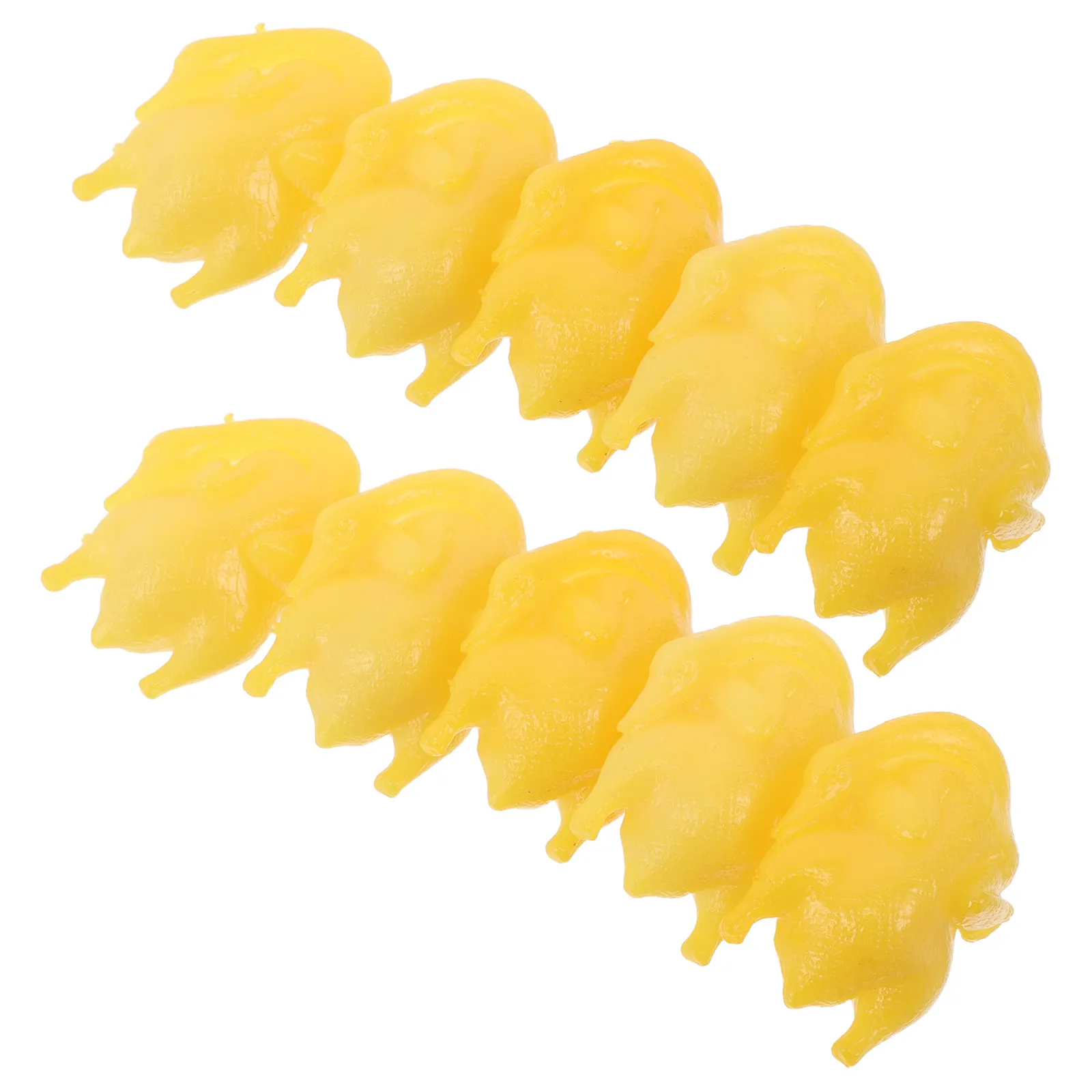 10Pcs Artificial Roast Duck Mini Fake Cooked Meat Food Prop for Dollhouse Thanksgiving Harvest Party Decoration