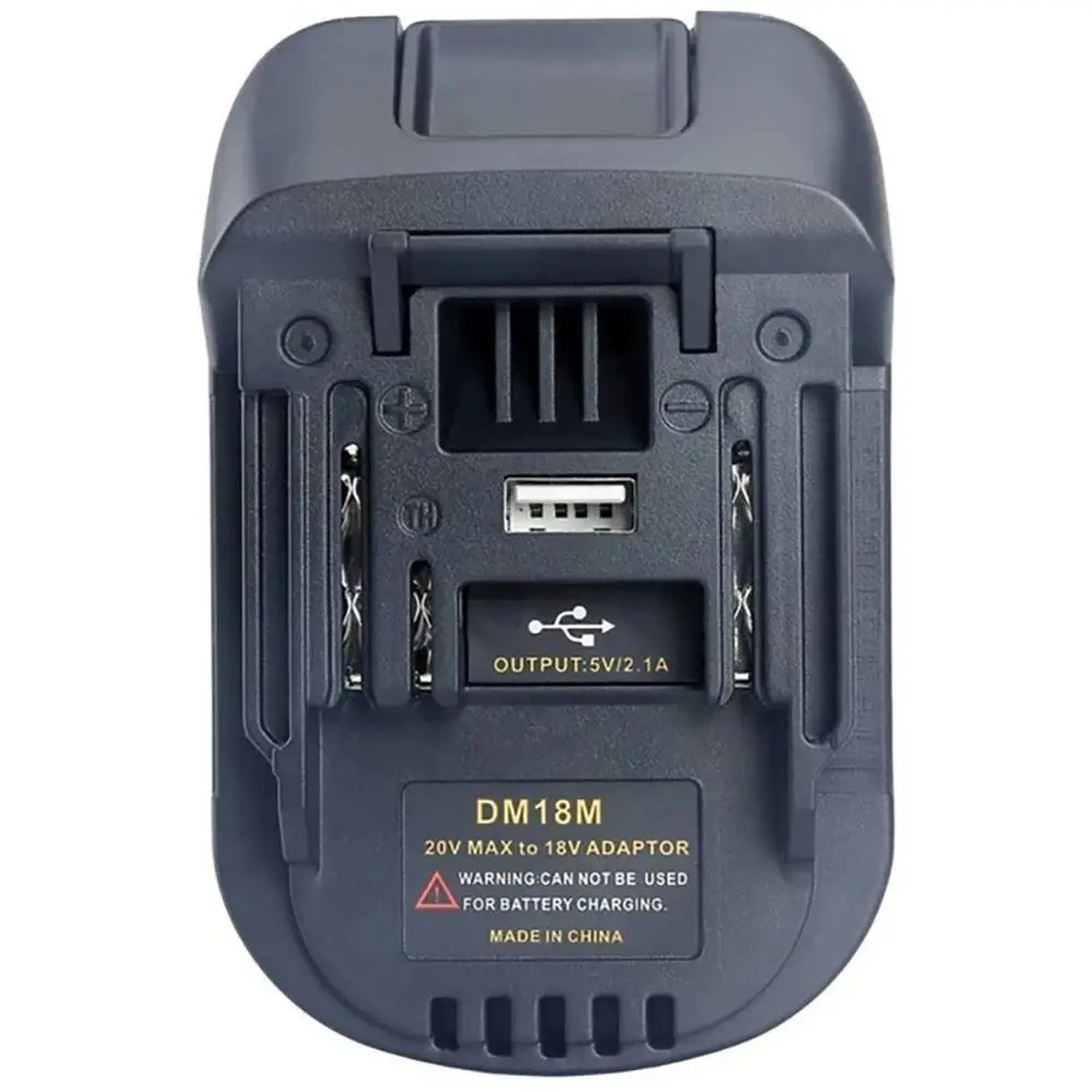 

18V Battery Adapter 20V Battery Charging Battery Converter Li-ion Battery Universal for Milwaukee/Makita/Dewalt