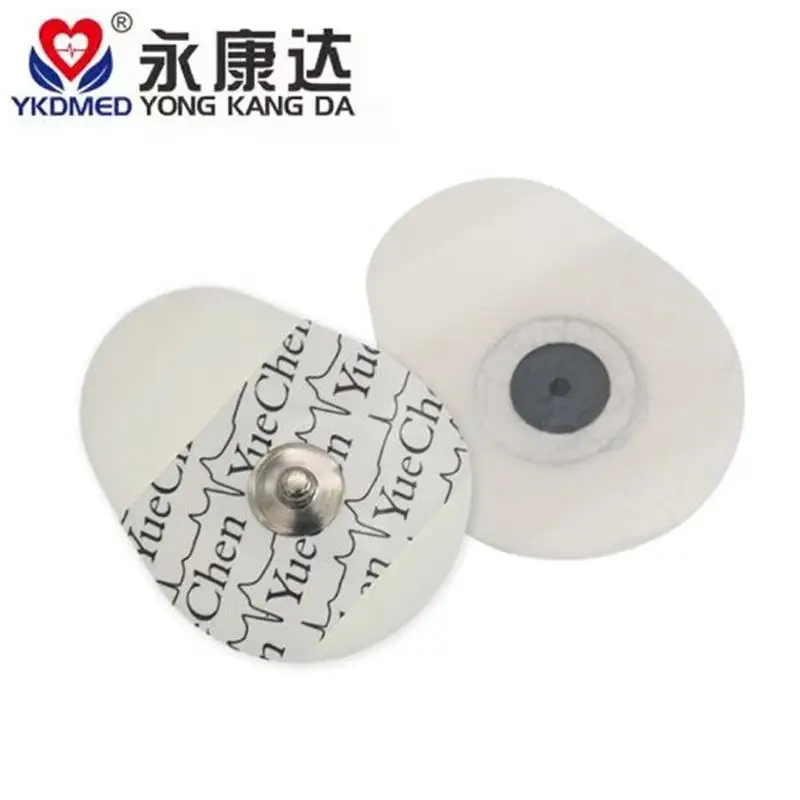 50pcs/1000pcs/batch ECG Electrode Patch Medical Neonatal Disposable Foam ECG Accessories Water Drop Shape