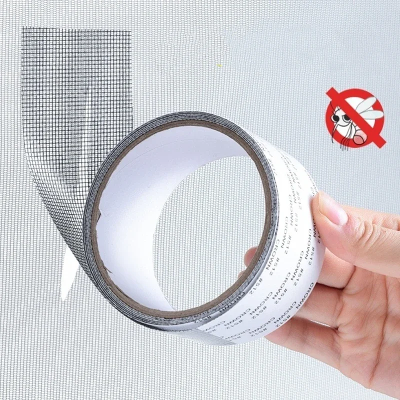 NEW Anti-mosquito Mesh Window Net Screen Repair Tape Repair Broken Hole Window Waterproof Patch Net Self-adhesive Mesh Tape Tool