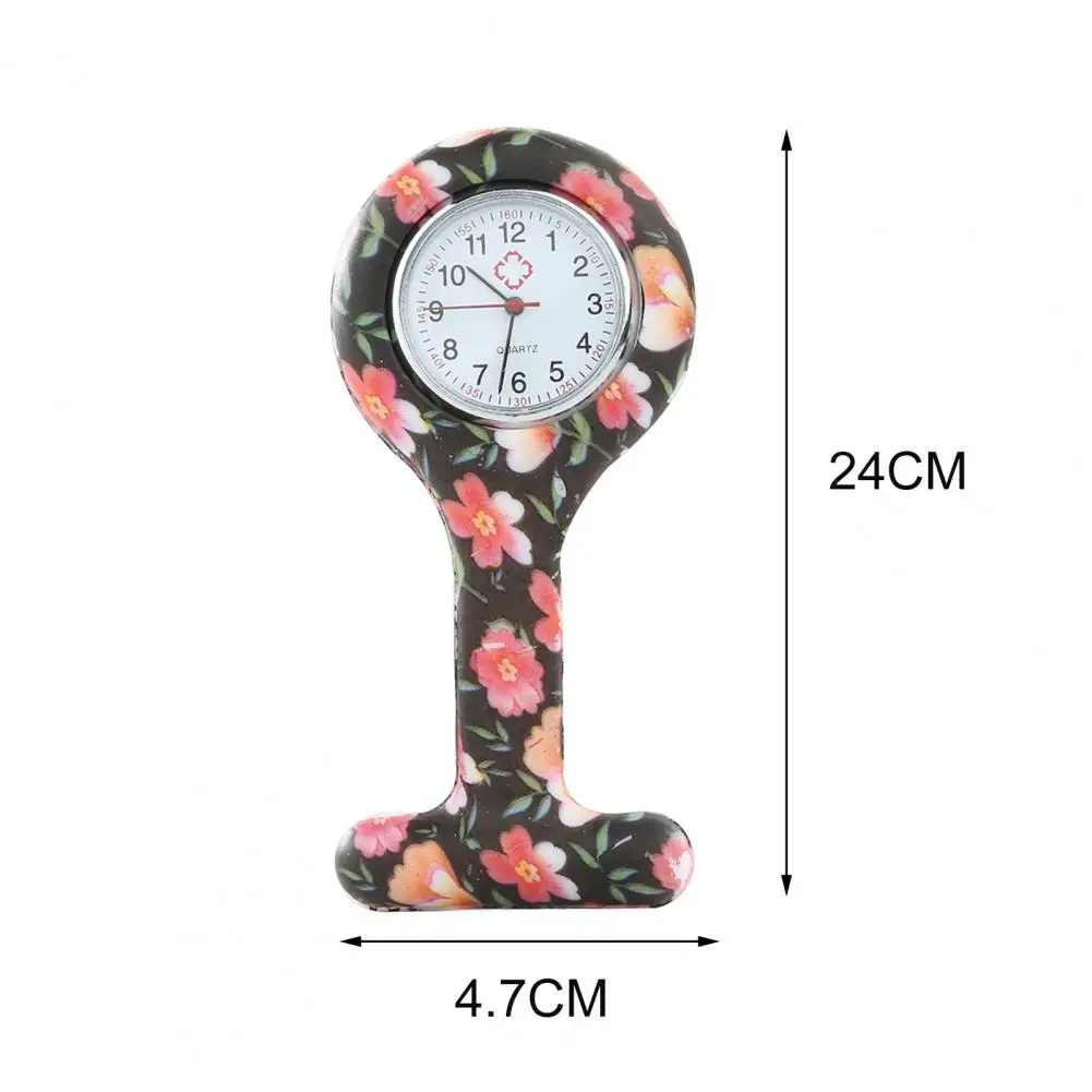 Fashion Nurse Pockets Watch Silicone Medical Pocket Women's Dial Clip Brooch Pin Pocket Watch Hanging Watch Brooch Gift Watches