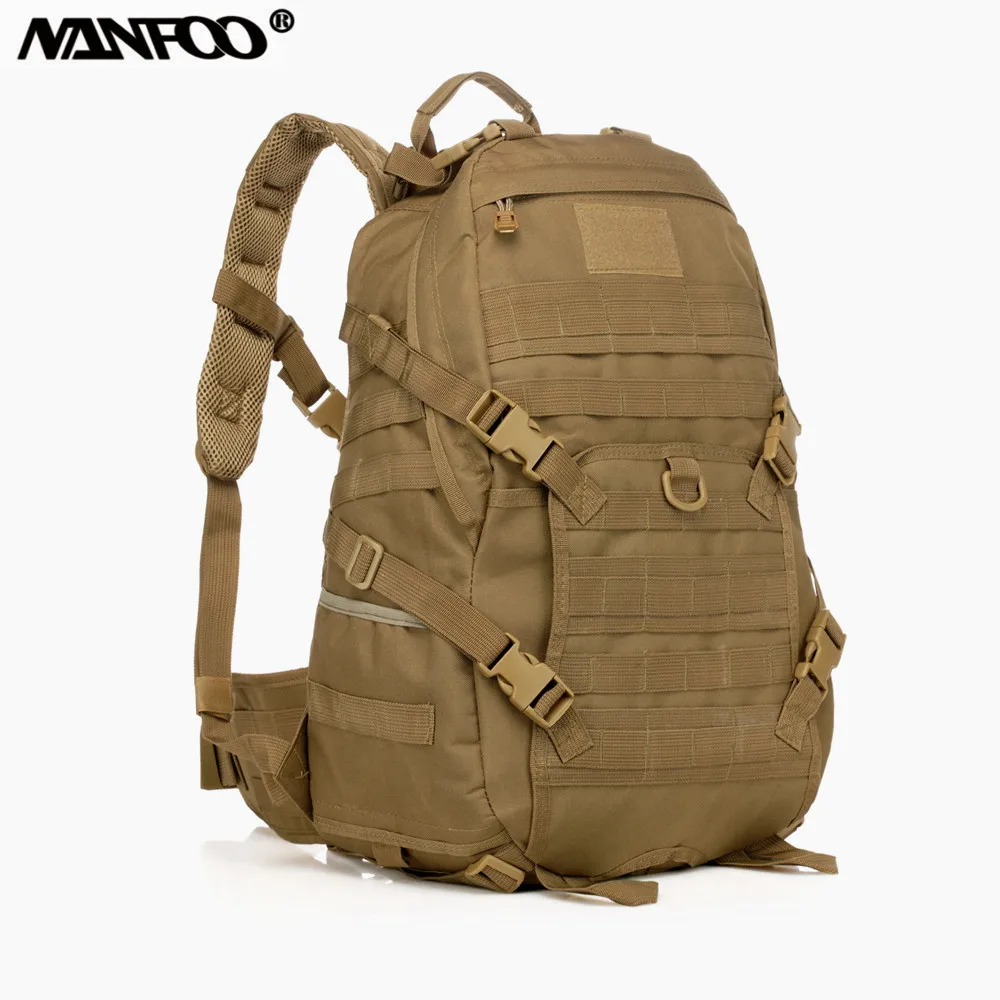 

35L Large Size 900D Nylon Wear-Resistant Tactical Combat Backpack Multi-Functional Sniper 's Army Cycling Camping Backpack