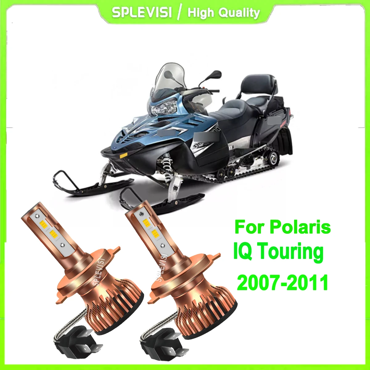 

12v 6000K White H4 HS1 9003 led headlight -50,000 Hours Long Lifespan for Polaris IQ Touring 2007 2008 2009 2010 2011