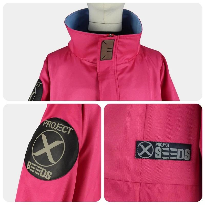 RGD4 Anime Vash the Stampede Chaqueta Abrigo Uniforme Peluca Disfraz Cosplay Gafas Traje de Halloween Juego de Rol Hombres Mujeres Parte DP[7/