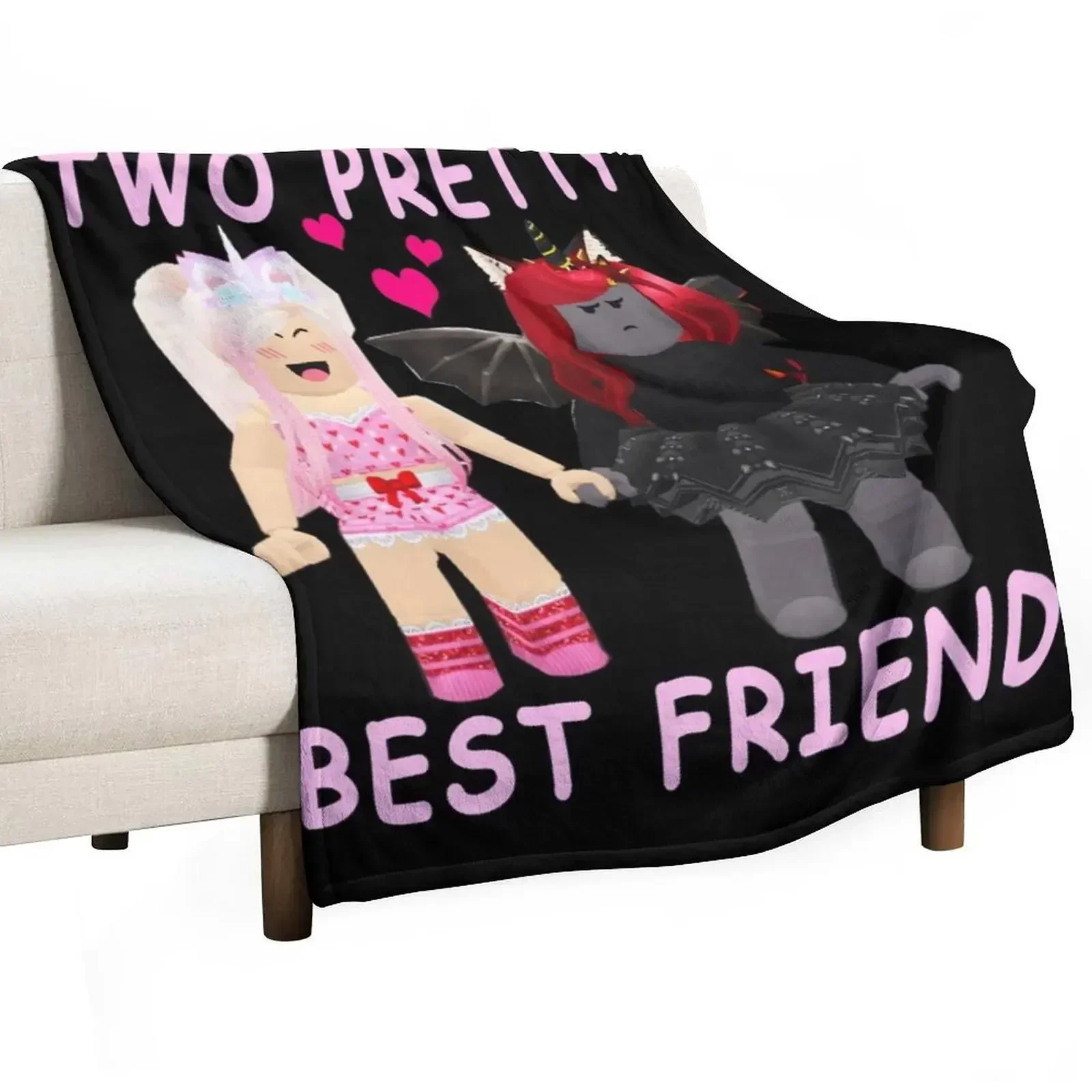 

Одеяло Two Pretty Best Friends IAMSANNA, рождественские подарки для декоративных одеял для диванов