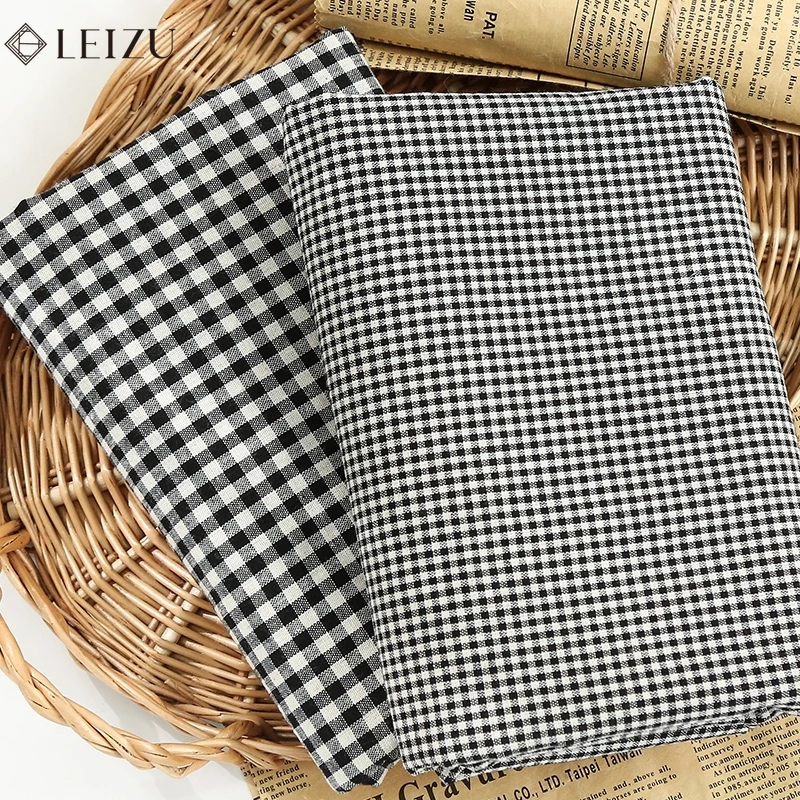 100% Cotton Plaid Fabric for DIY Projects