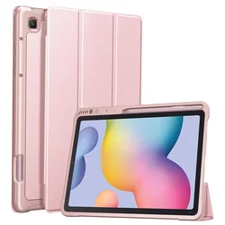 For Samsung Galaxy Tab S6 Lite 10.4 Smart Cover Samsung Tab S6 Lite Case 2024 2022 2020 SM-P610 P620 P619 Pencil Holder Funda