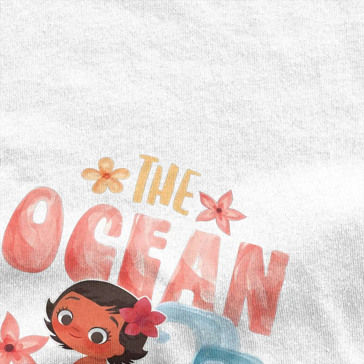 Men's Moana The Ocean Chose Me T-Shirts Cotton Tees Beach Funny Short-Sleeved T-Shirt O-Neck Fashion Design Tee Shirt 4XL 5XL