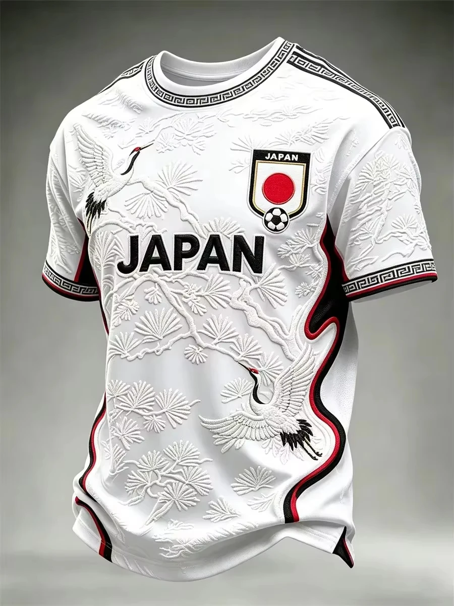 2026/27 Edition Japanese Fans Football Training T-Shirt - 3D Digital Printing - Comfortable and Breathable - Family Clothing Y2k