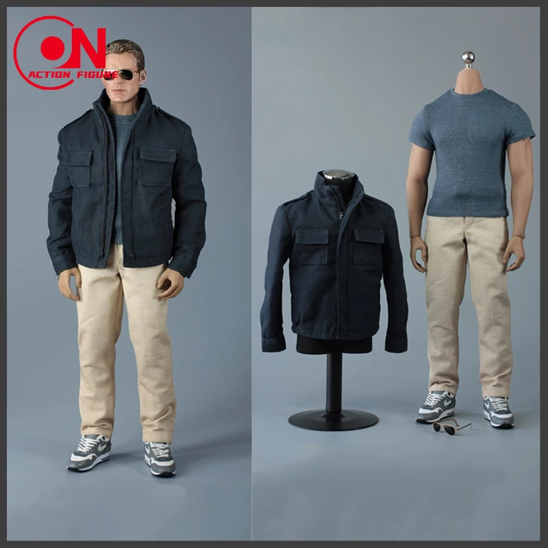 

VORTOYS V1018 1/6 мужская куртка Футболка женская одежда набор модели подходит для 12 дюймов солдат TBL M33 фигурки тела