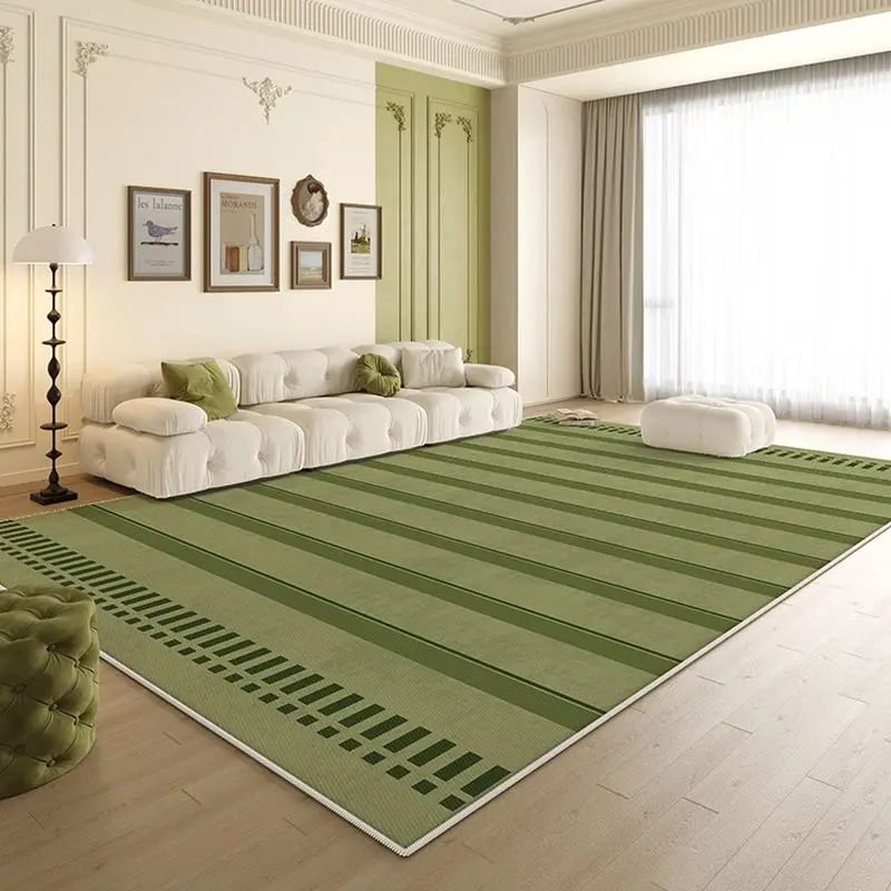 VIKAMA Modern Geometric Square Check Area Rug Wear Resistant Easy Clean Floor Mat For Bedroom Study Indoor Entrance Home Decor