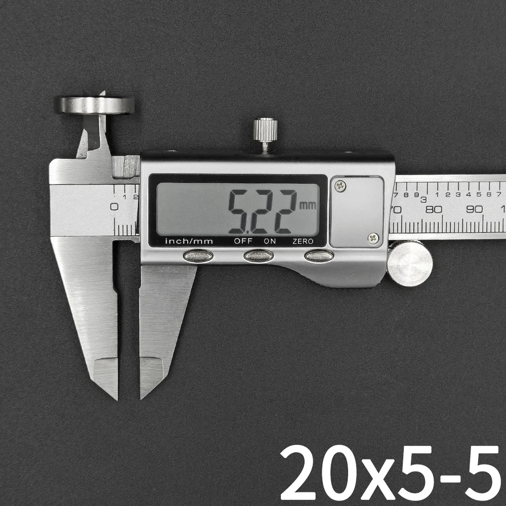 2/5/10/15/30 Stück 20X5-5 Magnet 20mm X 5mm Loch 5mm Runde Superstarke Starke Permanente Magnetische Scheibe – Detail 10
