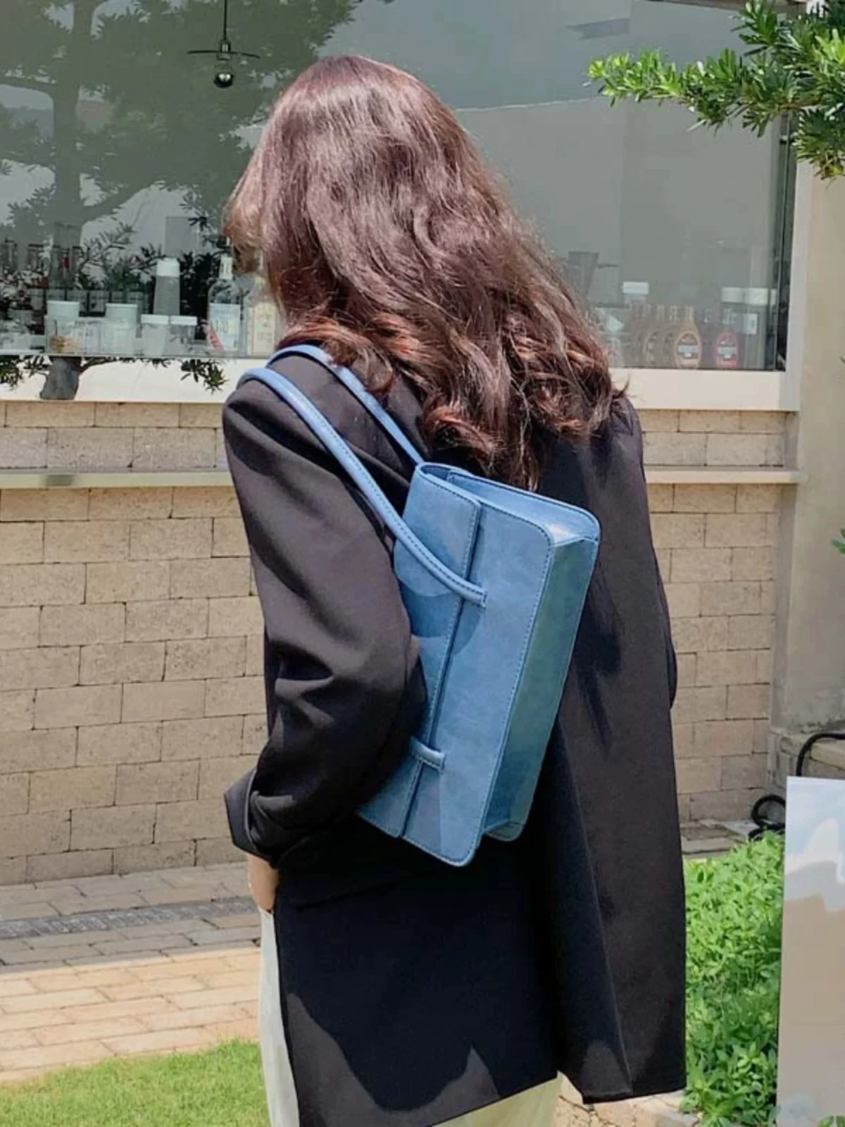 

EMORRIN Large Capaci Oil Wax Leather Tote Bag Commuter Underarm Bag Quali Design Casual Sle Single oulder Bag