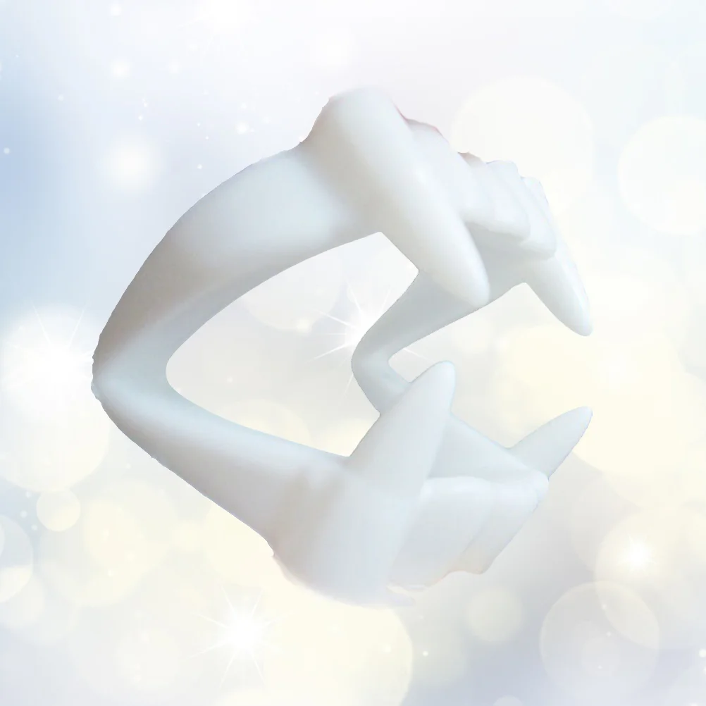 10 Pcs Dentures Cosplay Teeth Toy Fake Halloween Party Props Fangs for Clothing