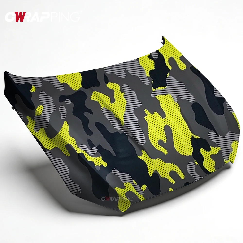 

Waterproof Paint Jeep Car Sticker Vinyl Paper for Car Yellow Camo Vinyl Wrap Camouflage Film Off-Road Body Covering Motorcycles