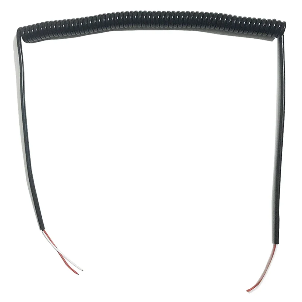 

24awg пружинный провод, спиральный кабель, 2 ядра, 0,2, квадратный черный телескопический провод в оболочке, пружинный электрический удлинительный провод