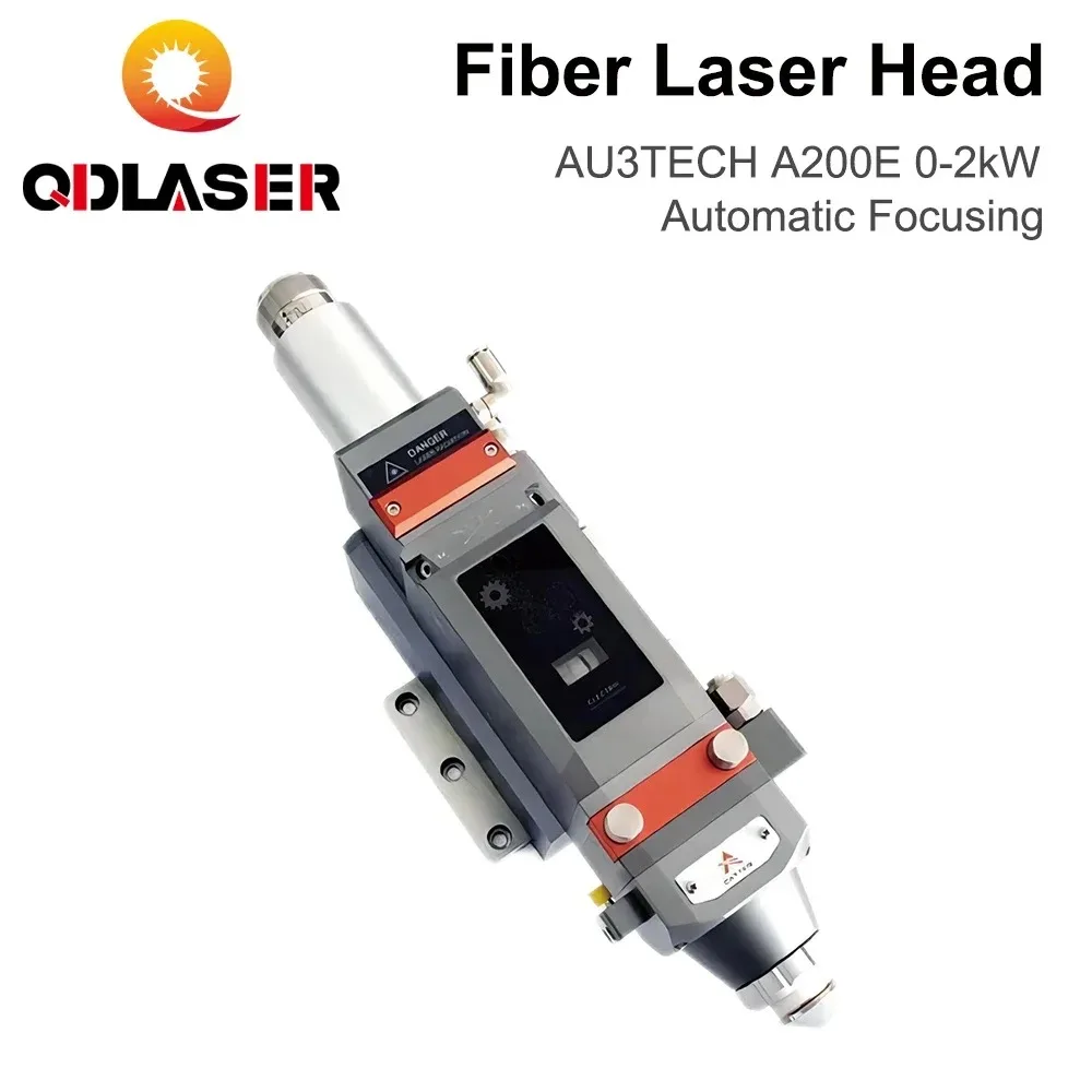 QDLASER AU3TECH A200E Auto Focus Fiber Laser Cutting Head 0-2KW, D30 CL100 FL125 for Laser Cutting Machine