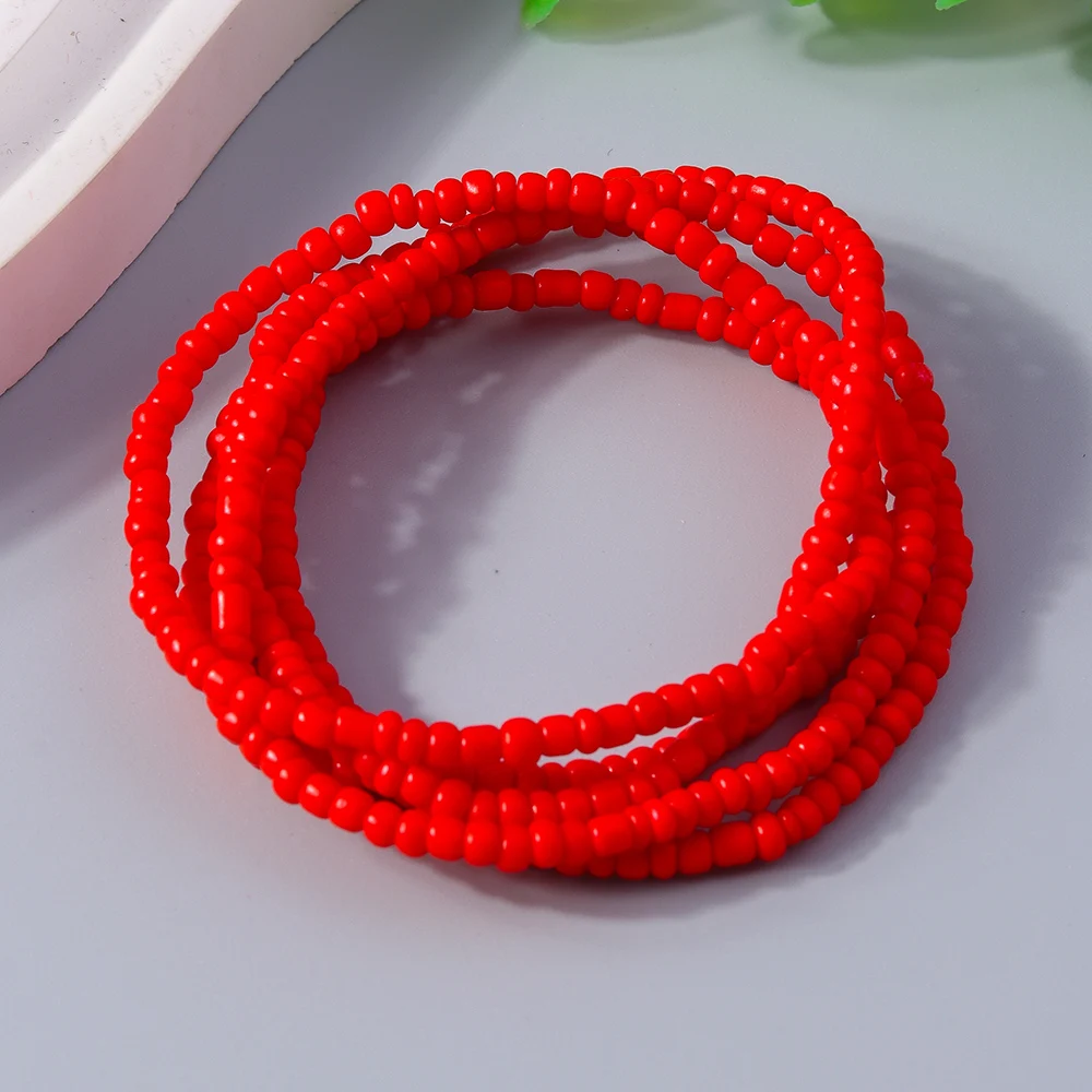 Aihua Böhmisches Handgefertigtes Perlenarmband für Frauen, Sommerliches Mehrschichtiges Buntes Perlenkettenarmband, Mädchen Boho Schmuck Großhandel – Detail 23