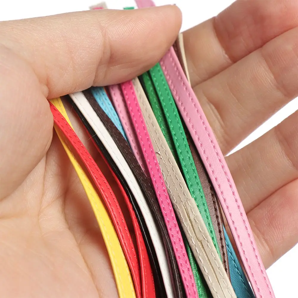 DIY 11 colors Length 50cm DIY Kids Educational Toys Clothes Accessories Handmade Belt Material Doll Waist Belts