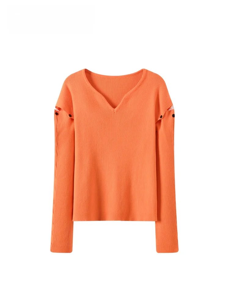 

plus Size Women's Long Sve round Ne Knitwear Slimming Age-Defng Versatile Winter Top for Plump Sisters