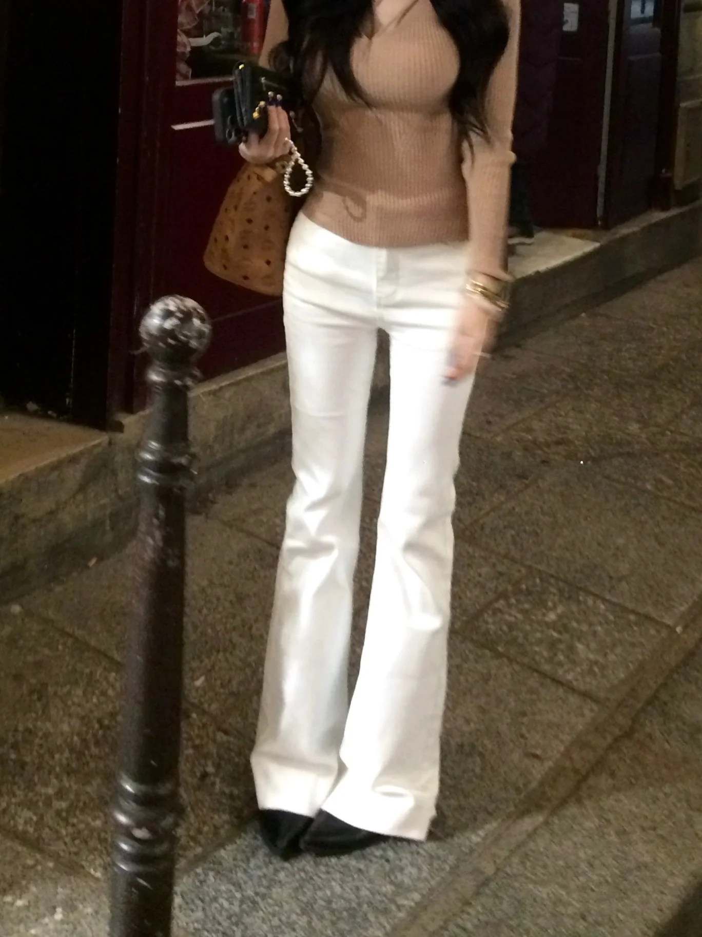 

Slim Fit Straight Leg Jeans Women's Faion Sensation up Micro Flared Denim Pants All Seasons l Waist Cotton Fabric