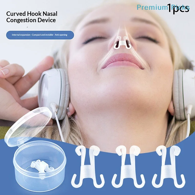 Nose Dilator Nasal Silicone Nose Clip Anti Snoring Easy Breath Preventing Snoring Help Breathe Snoring Devices Improve Sleeping