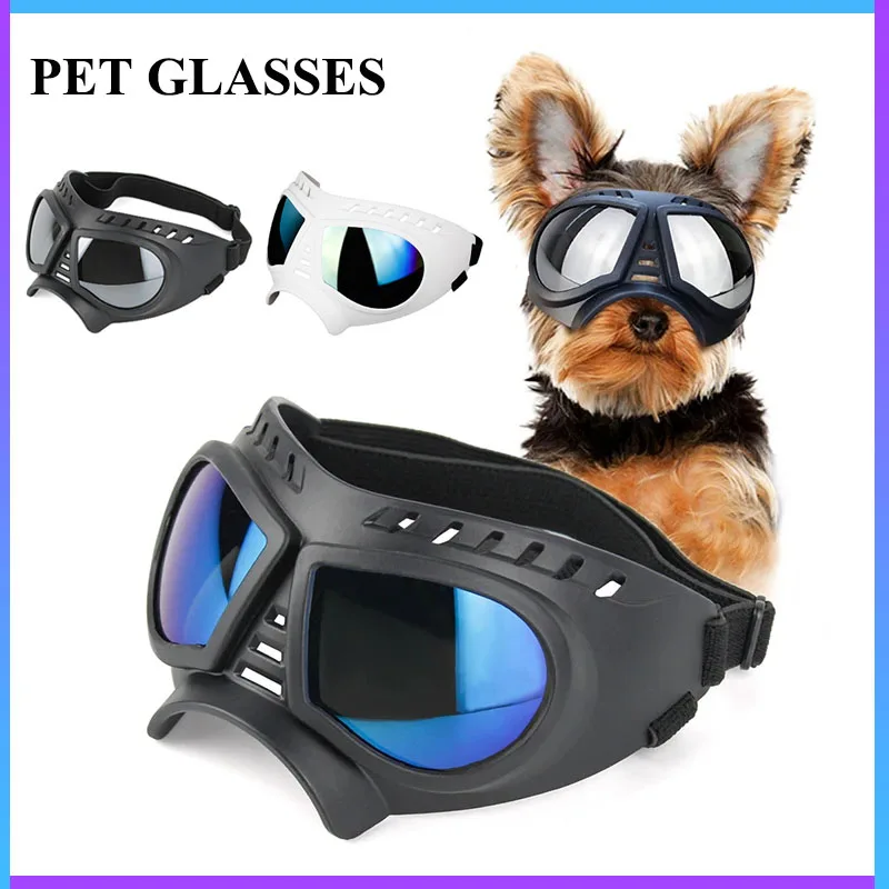 Cool Pet Dog Goggles Sunglasses Anti-UV Sun Glasses Eye Wear Protection Waterproof Windproof Sunglasses Pet Dog Supplies