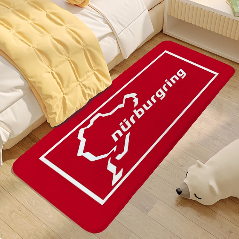 Digital Print Nurburgrings House Interior Entrance Mat Anti Slip Bathmat Carpet for Kitchen Floor Custom Sleeping Room Rugs