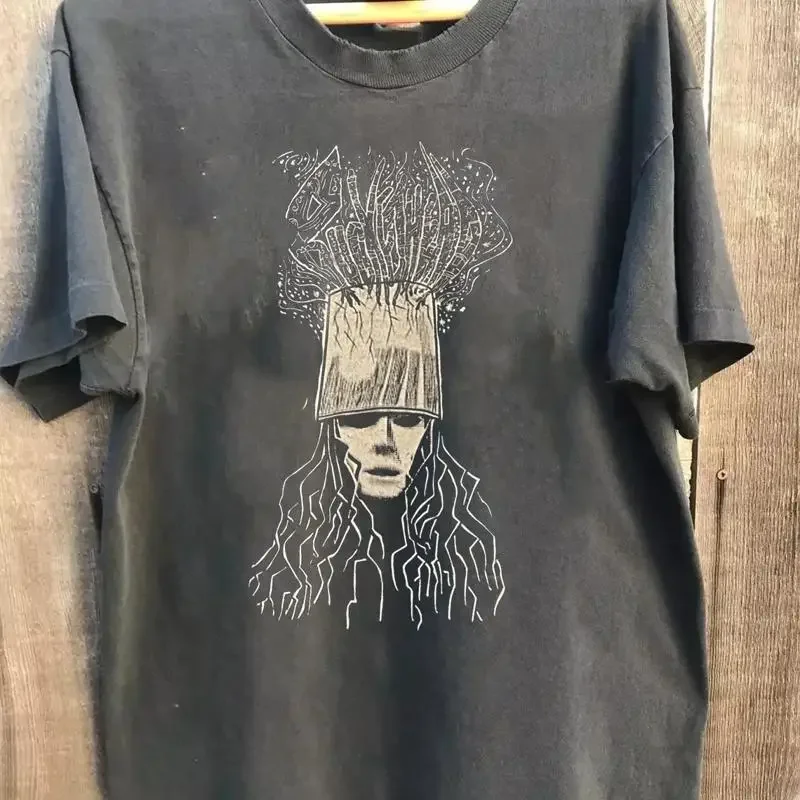 90S Buckethead Classic Style Charcoal T Shirt Ct392