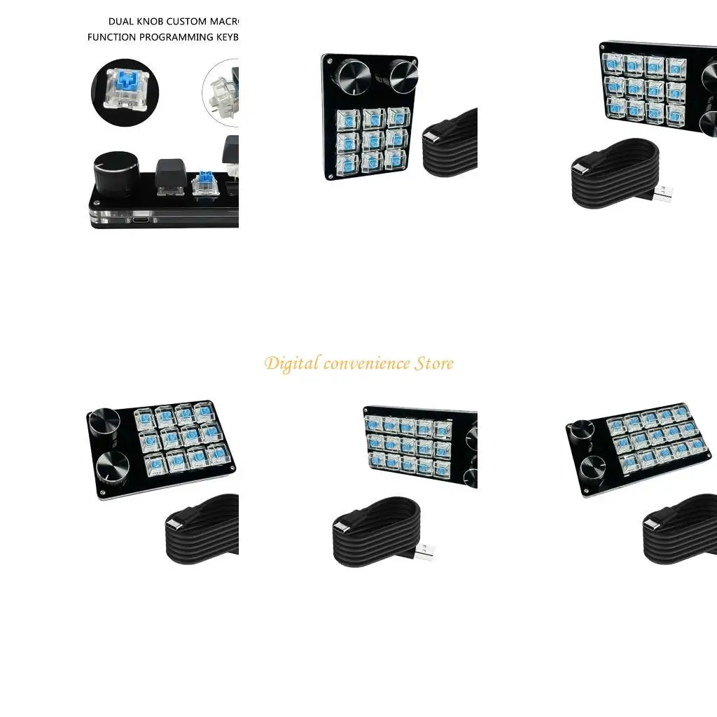 

Профессиональные макроклавиатуры 97QA Регулируемая ручка для точных игровых команд