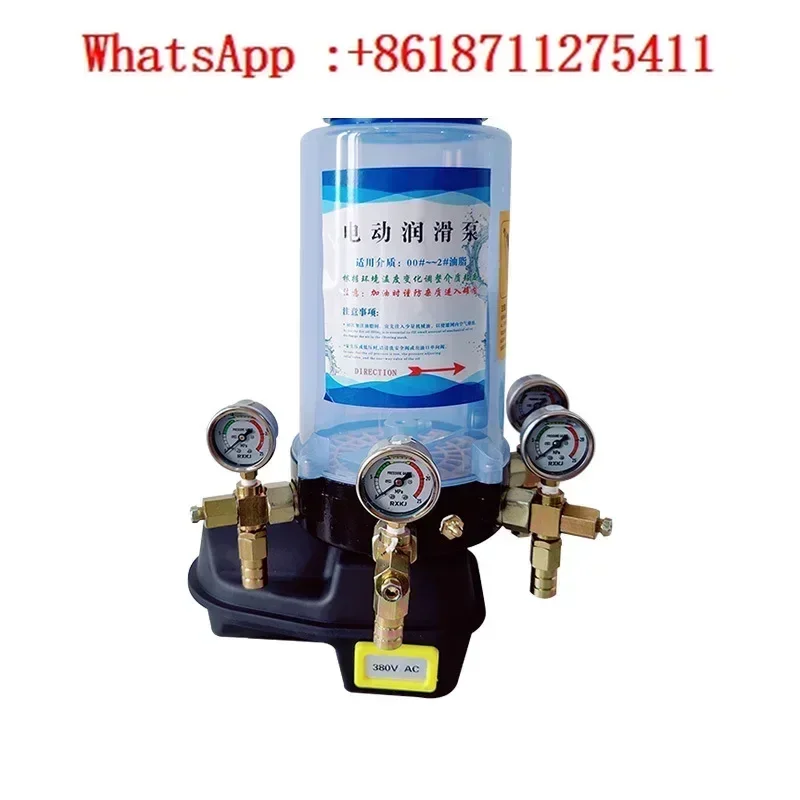 Mixing plant 4 outlet 380V electric grease pump automatic lubrication pump oiler thick oil grease pump 220V24V