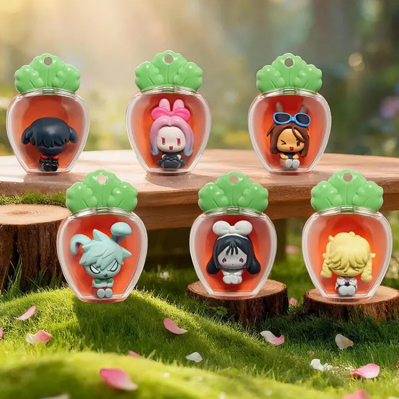 

Коллекционный брелок-подвеска Alien Stage Rabbit Series Radish Rice Blind Box: милый аксессуар для сумки, подарок для девочек, аниме-мерч
