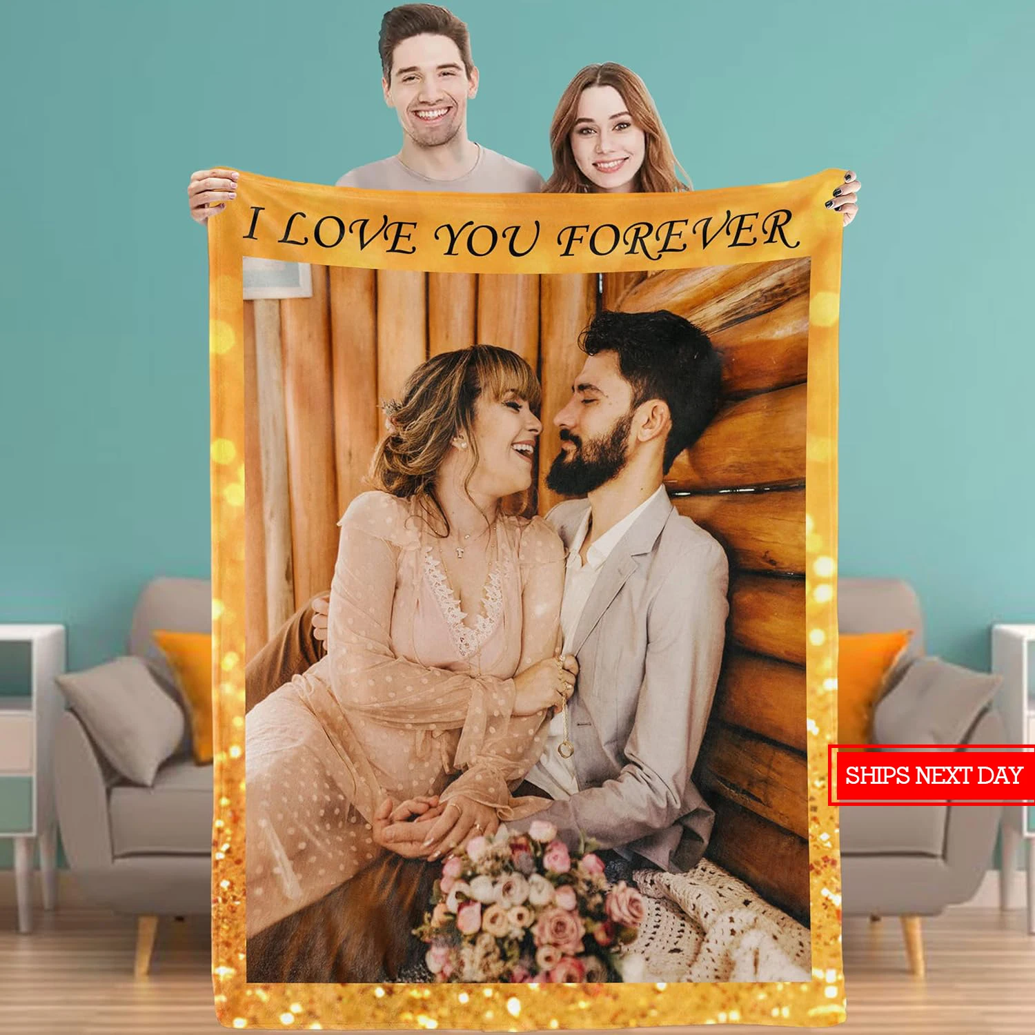 

blankets with text photos and personalized images Customized for couples wedding as Valentine's Day birthday gifts