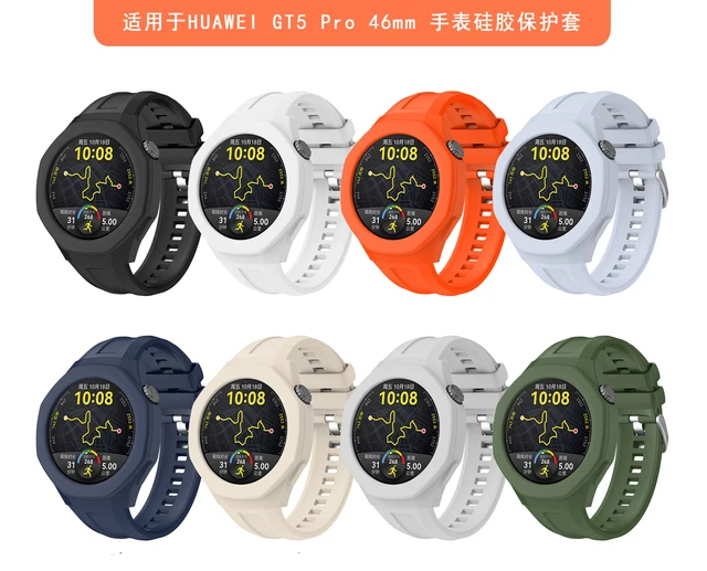 Silicone Strap For Huawei Watch GT5 Pro 46mm Smart Watch