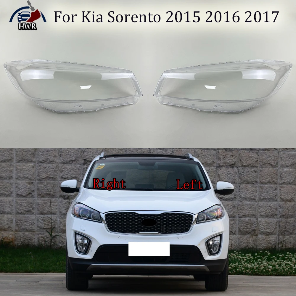 

Front Lamp Shade Headlight Mask Shell Transparent Cover Lens Replace The Original Lampshade For Kia Sorento 2015 2016 2017