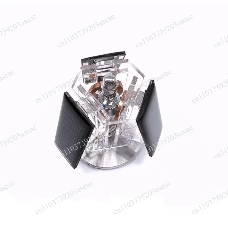 DIY Motor Creative Magnetic Levitation Ornaments Pseudo-Perpetual Motion - Solar Science and Education Motor