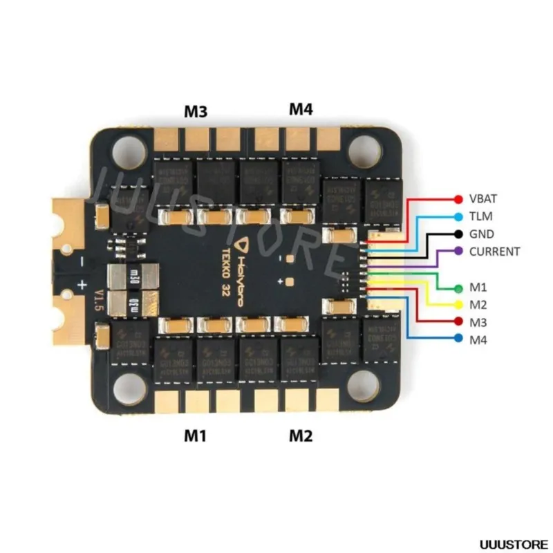 Holybro Tekko32 F4 MCU Metal 50A Blheli_32 3-6S 30.5X30.5mm 4 In 1 Brushless ESC for RC  FPV Racing Drone $65.42$130.83 -50%5 sold4 × $16.36 with no interestSee previewSimilar items thumbnail 6