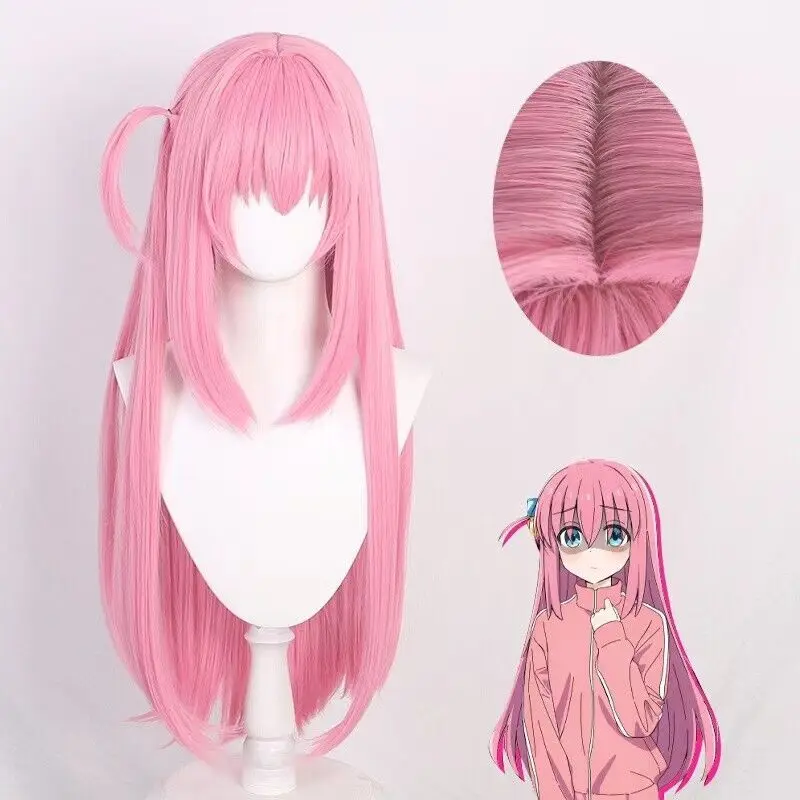 

Gotoh Hitori Cosplay Long Straight Anime Wigs for Party Bocchi The Rock