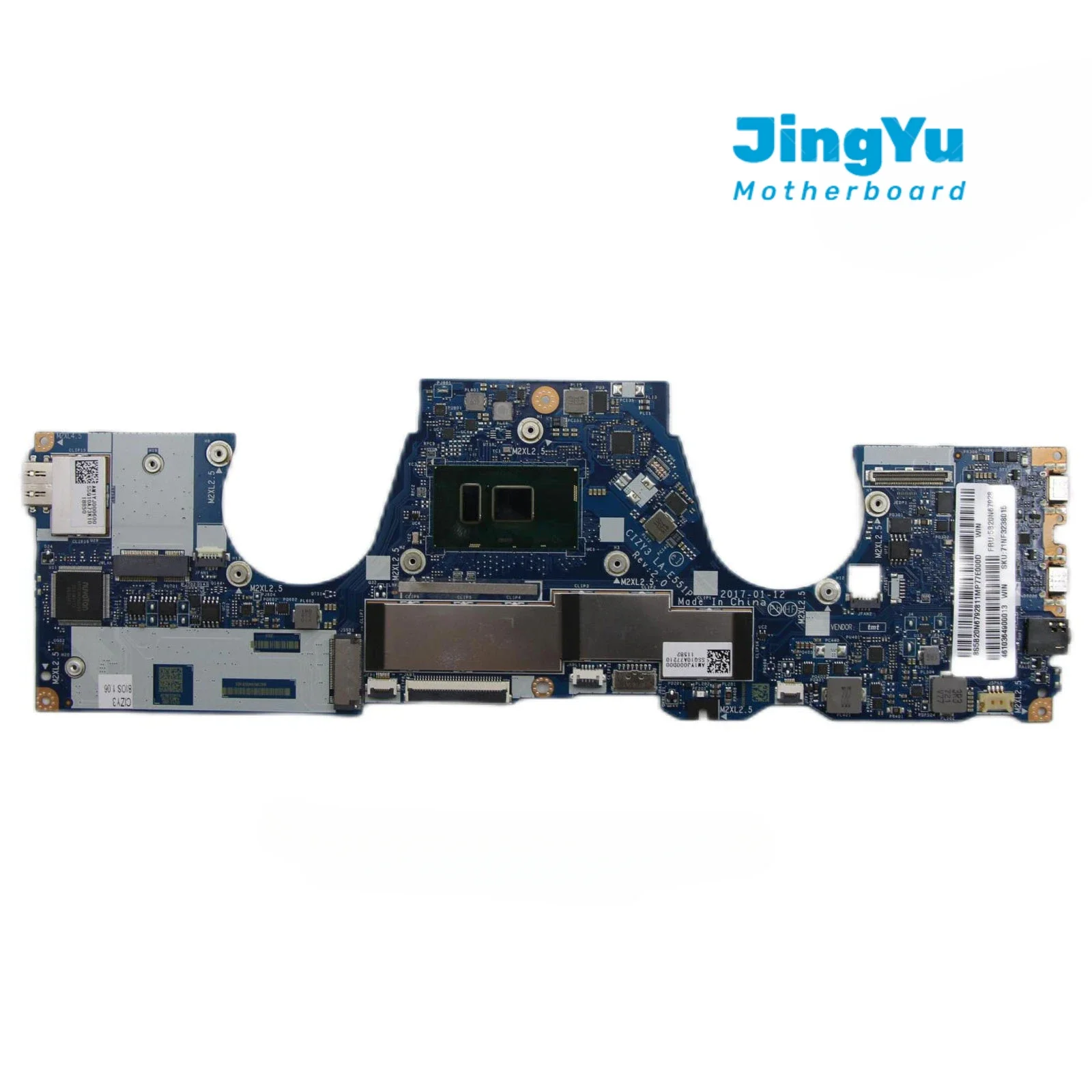 For Lenovo Yoga 720-13IKB Laptop Motherboard LA-E551P Mainboard with I5-7200U CPU UMA 8G RAM 100% Tested Ok