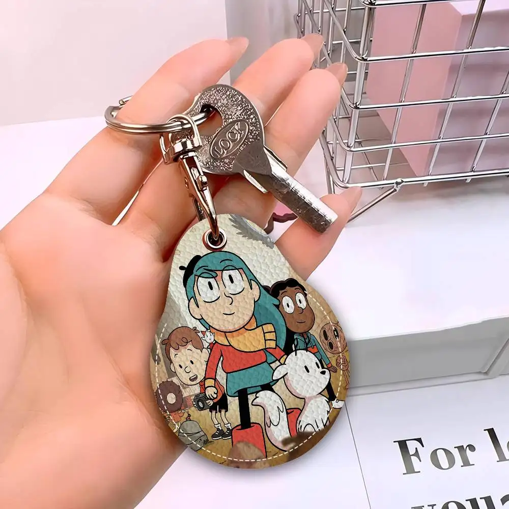 H-Hilda الكرتون فتاة لطيف Waterdrop Acc حامل بطاقة التحكم التعريفي حافلة مصعد الغطاء الواقي طالب مادة البولي يوريثان #5