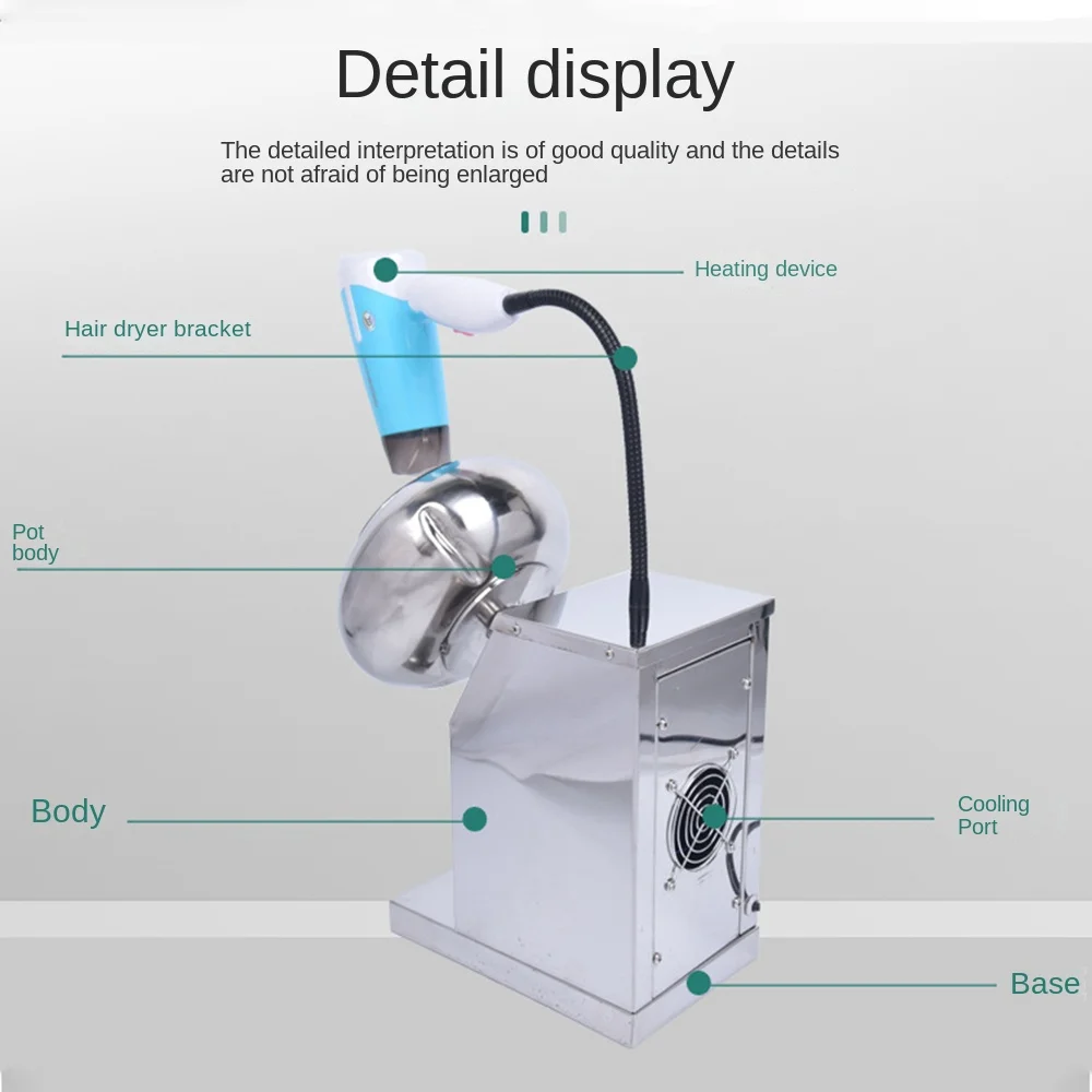 New Sugar Coating machine Commercial Chocolate Candy Coating Machine BY-200